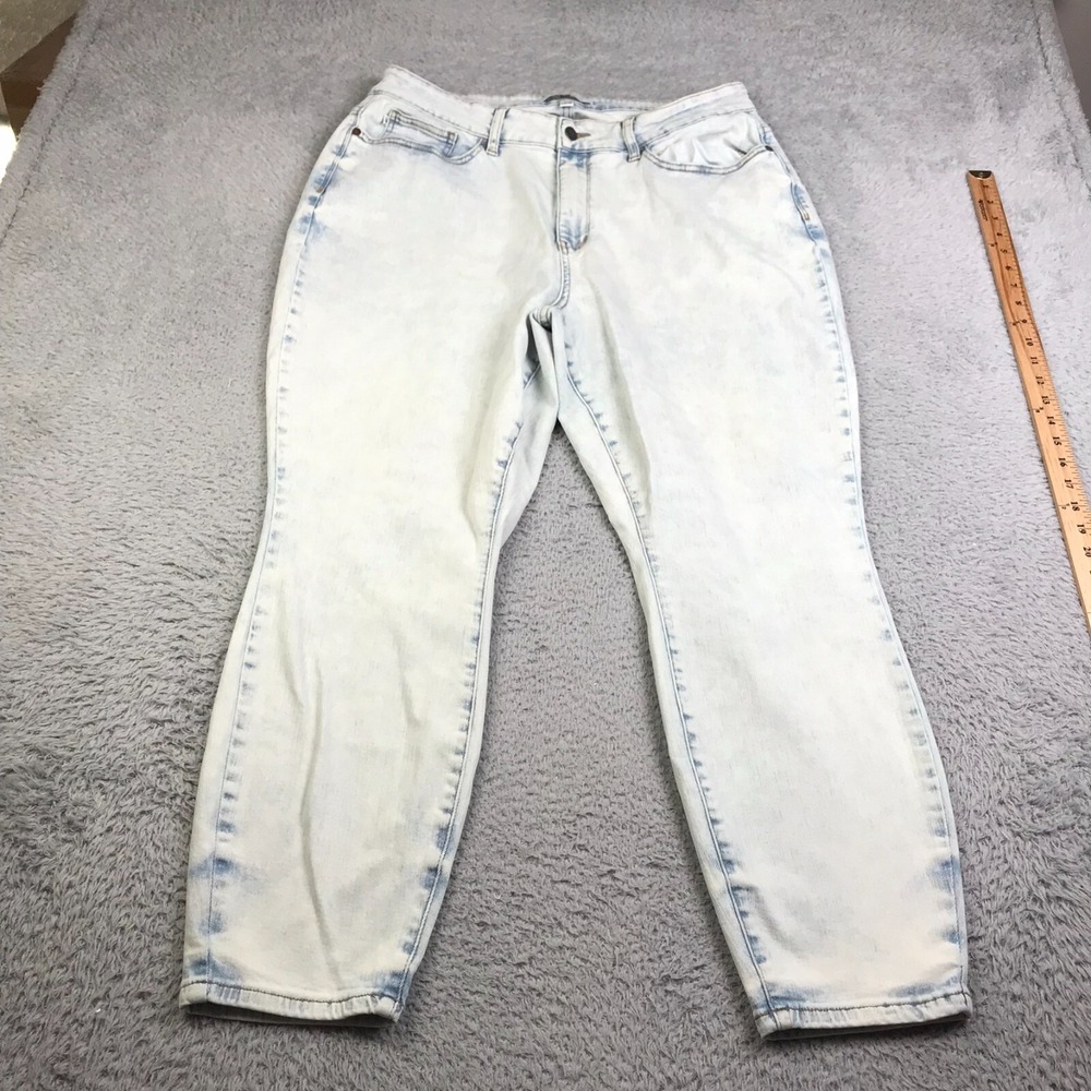 Judy Blue Slim Fit Jeans Womens‎ 20W (36x28) Acid Wash High Rise Stretch Denim